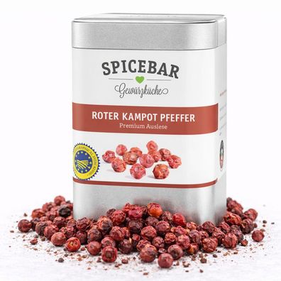 Spicebar Roter Kampot Pfeffer, Premium Auslese aus Kambodscha ab 60g