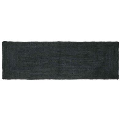 vidaXL Bereichsteppiche Rechtwinklig Dunkelgrau 80 x 300 cm Jute