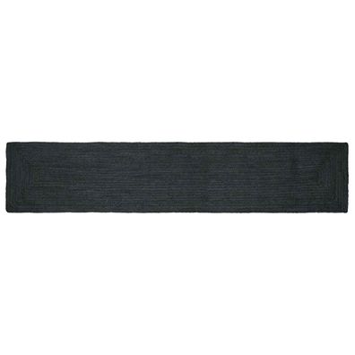 vidaXL Bereichsteppiche Rechtwinklig Dunkelgrau 80 x 400 cm Jute