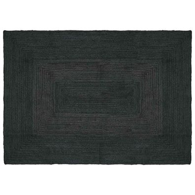 vidaXL Bereichsteppiche Rechtwinklig Dunkelgrau 120 x 170 cm Jute