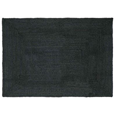 vidaXL Bereichsteppiche Rechtwinklig Dunkelgrau 200 x 290 cm Jute