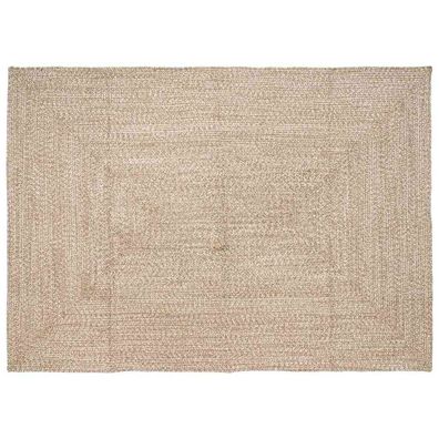 vidaXL Bereichsteppiche Natürlich und Weiß 200 x 290 cm Jute