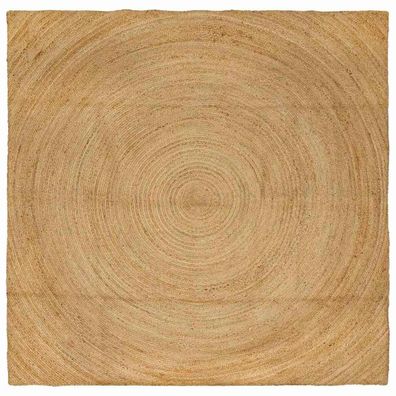 vidaXL Bereichsteppiche Natur 240 x 240 cm Jute