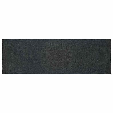 vidaXL Bereichsteppiche Dunkelgrau 80 x 200 cm Jute