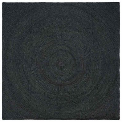 vidaXL Bereichsteppiche Dunkelgrau 240 x 240 cm Jute
