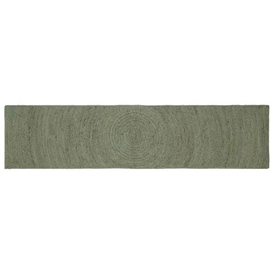 vidaXL Bereichsteppiche Olive Grün 60 x 300 cm Jute