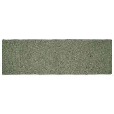 vidaXL Bereichsteppiche Olive Grün 80 x 200 cm Jute