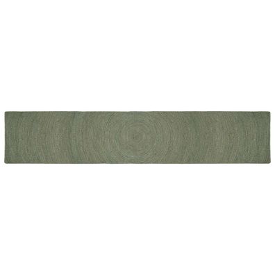 vidaXL Bereichsteppiche Olive Grün 80 x 400 cm Jute