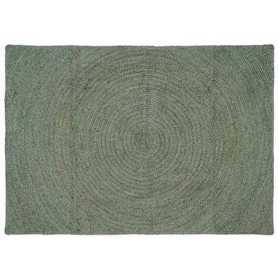 vidaXL Bereichsteppiche Olive Grün 140 x 200 cm Jute