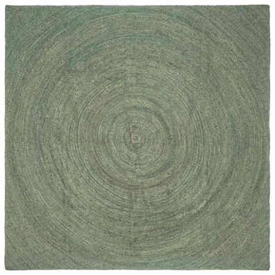 vidaXL Bereichsteppiche Olive Grün 200 x 200 cm Jute