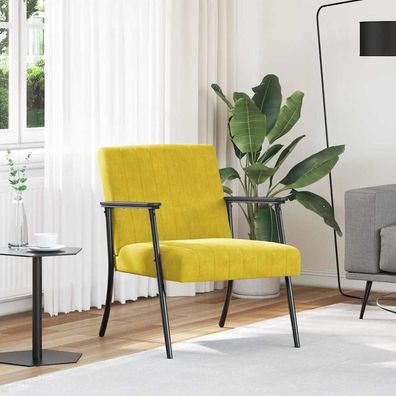 vidaXL Sessel Gelb 59 x 75 x 78 cm Samt