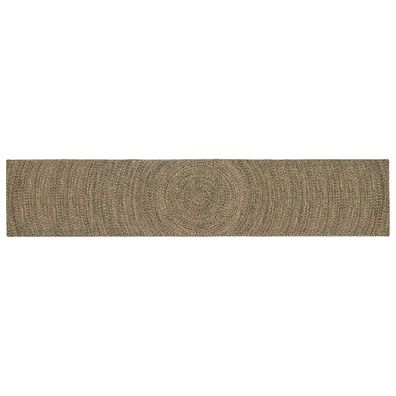 vidaXL Bereichsteppiche Natürlich und Schwarz 60 x 400 cm Jute