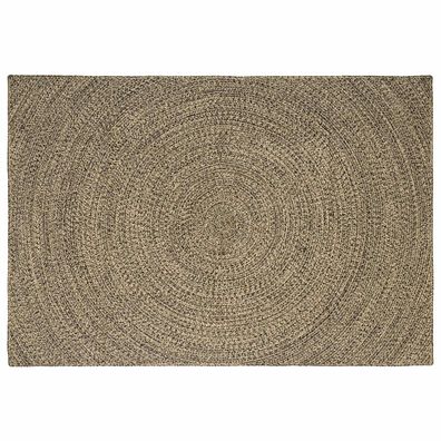 vidaXL Bereichsteppiche Natürlich und Schwarz 240 x 340 cm Jute