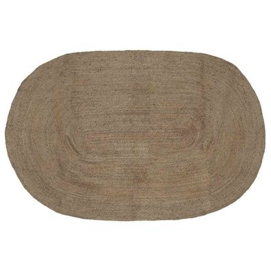vidaXL Bereichsteppiche Grau 152 x 245 cm Jute