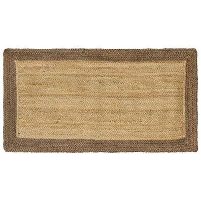 vidaXL Bereichsteppiche Grau 60 x 110 cm Jute