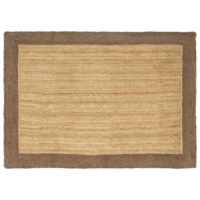vidaXL Bereichsteppiche Grau 120 x 170 cm Jute