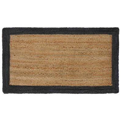 vidaXL Bereichsteppiche Dunkelgrau 60 x 110 cm Jute