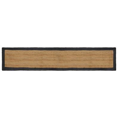 vidaXL Bereichsteppiche Dunkelgrau 80 x 400 cm Jute