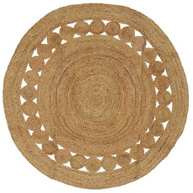 vidaXL Bereichsteppiche Natur Ø 150 cm Jute