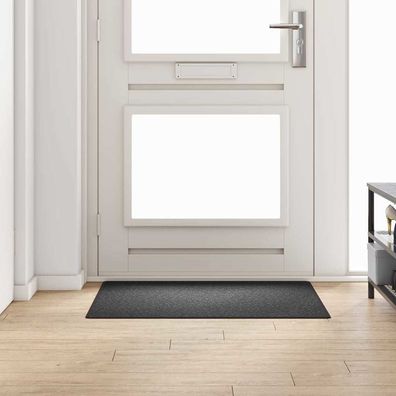 vidaXL Teppichläufer Dunkelgrau 100 x 100 cm 100% Polypropylen