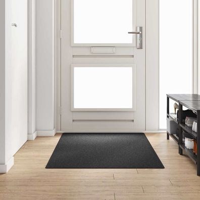 vidaXL Teppichläufer Dunkelgrau 100 x 200 cm 100% Polypropylen