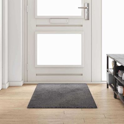 vidaXL Teppichläufer Grau 80 x 200 cm 100% Polypropylen Tuft