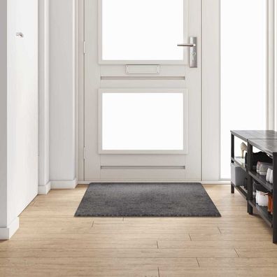vidaXL Teppichläufer Grau 100 x 150 cm 100% Polypropylen Tuft