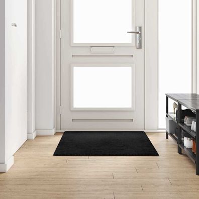 vidaXL Teppichläufer Schwarz 100 x 150 cm 100% Polypropylen Tuft