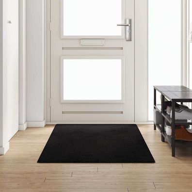 vidaXL Teppichläufer Schwarz 100 x 250 cm 100% Polypropylen Tuft