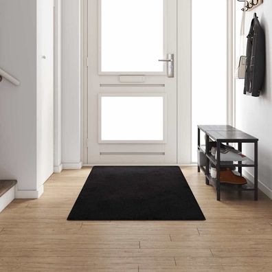 vidaXL Teppichläufer Schwarz 100 x 300 cm 100% Polypropylen Tuft