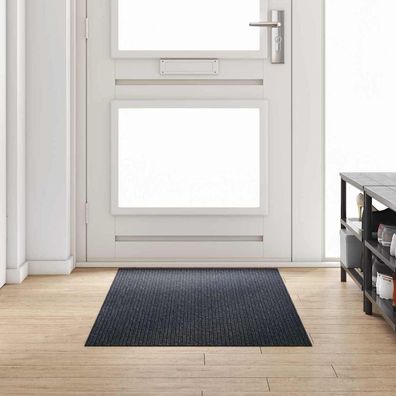 vidaXL Teppichläufer Anthrazit 80 x 200 cm Stoff