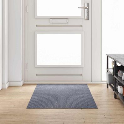 vidaXL Teppichläufer Hellgrau 100 x 300 cm Stoff