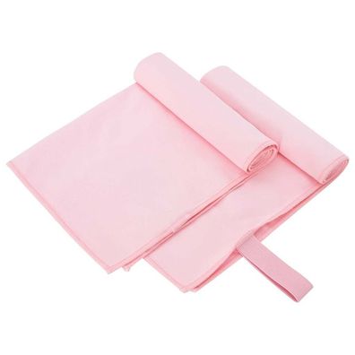 vidaXL Sporthandtücher 2 pcs Rosa 50 x 30 cm Polyester und Polyamid