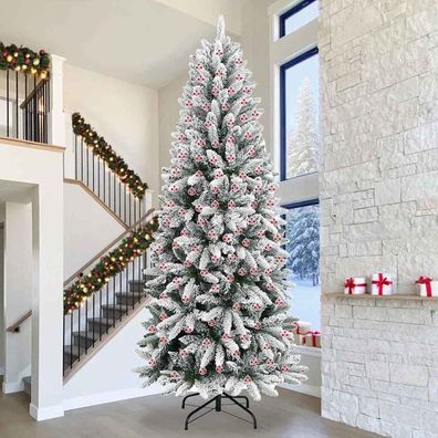 vidaXL Weihnachtskugel-Set 200 pcs Transparent Ø 5 cm Kunststoff