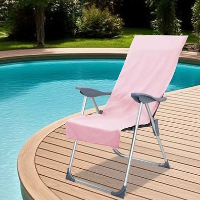 vidaXL Außenstuhl Handtücher 2 pcs Rosa 130 x 60 cm