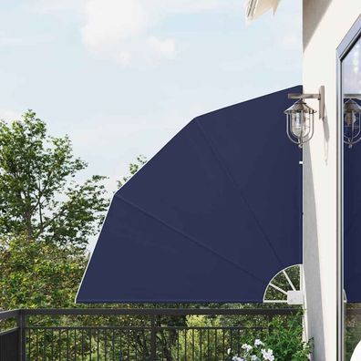 vidaXL Balkon Sichtschutz 140 x 140 cm Polyester Marineblau