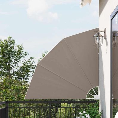 vidaXL Balkon Sichtschutz 140 x 140 cm Polyester Taupe