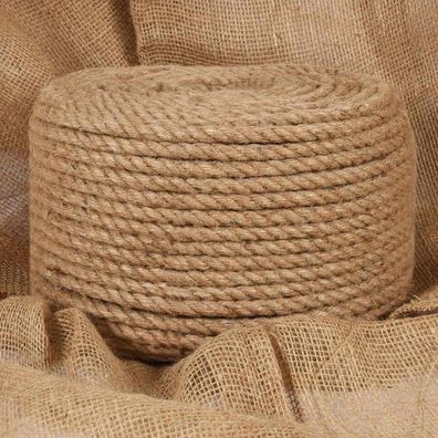 vidaXL Juteschnur 10 pcs 2 mm Natur 100% Tossa Jute