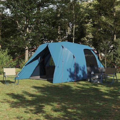 vidaXL Dome Zelt für 6 Personen mit Dach Blau 500 x 314 x 206 cm