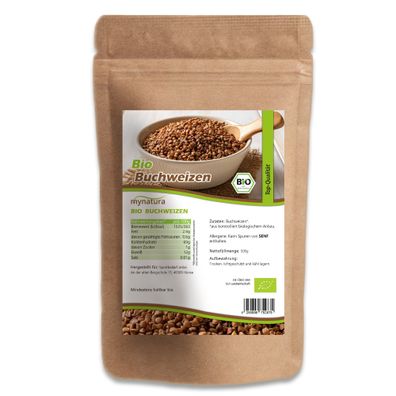 Mynatura Bio Buchweizen ganze Körner - verschiedenen Größen im Beutel