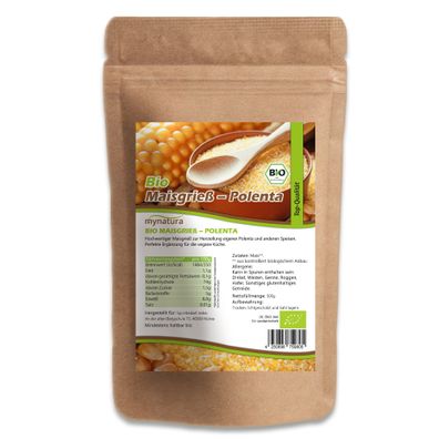 Mynatura Bio Maisgrieß - Polenta - in verschiedenen Größen