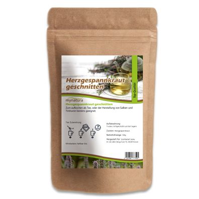 Mynatura Herzgespannkraut getrocknet & geschnitten – naturbelassen in verschie