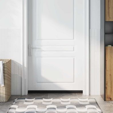 vidaXL Aufsteck Türbürstendichtungen 6 pcs Silber 100 cm