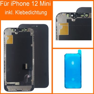 InCell LCD Display Für iPhone 12 Mini Retina 3D HD LCD Bildschirm Schwarz Black inkl