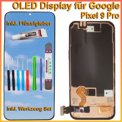 OLED Display für Google Pixel 9 Pro GEC77, GR83Y, GWVK6 LCD Bildschirm + TOOL