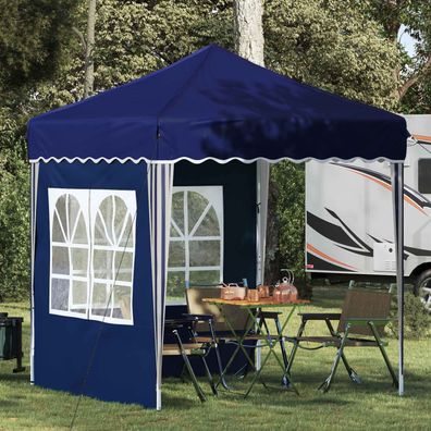 vidaXL Pop-up Partyzelt 195 x 195 x 245 cm Blau Oxford-Stoff
