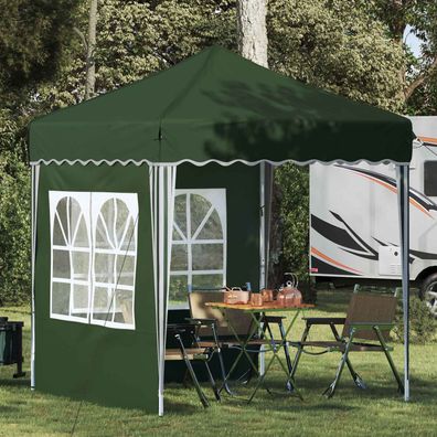 vidaXL Pop-up Partyzelt 195 x 195 x 245 cm Grün Oxford-Stoff