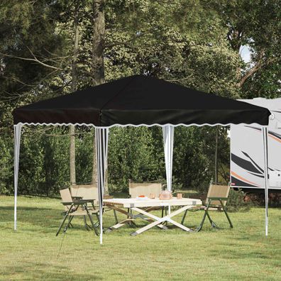 vidaXL Pop-up Partyzelt 288 x 288 x 245 cm Schwarz Oxford-Stoff