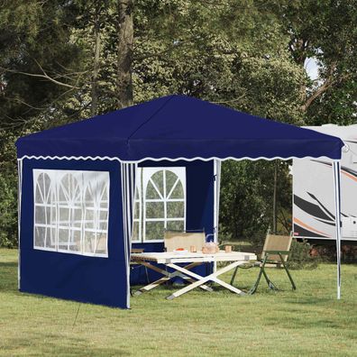 vidaXL Pop-up Partyzelt 288 x 288 x 245 cm Blau Oxford-Stoff