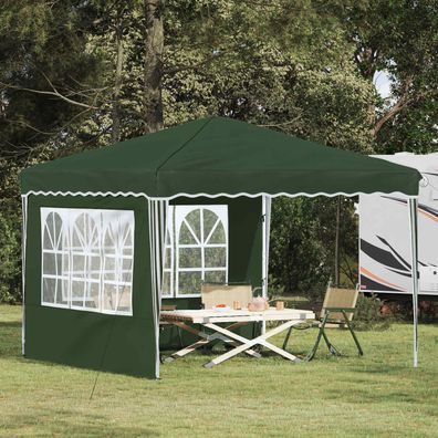 vidaXL Pop-up Partyzelt 288 x 288 x 245 cm Grün Oxford-Stoff